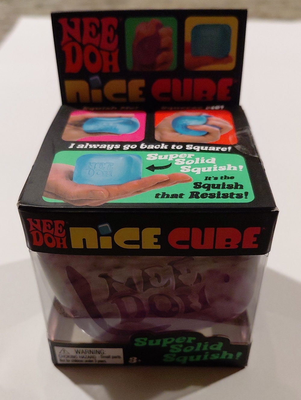 NEEDOH n-ice Cube Squishy Toy - Purple